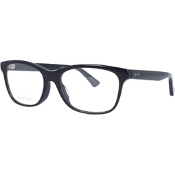 Gucci Rectangular Eyeglasses GG0162OA 001 Black 55mm 0162