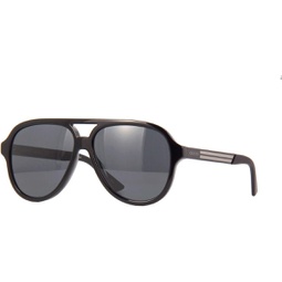 Gucci GG0688S - 001 Sunglasses Black w/Grey lens 59mm