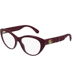Gucci GG0812O Cat-Eye Shape Eyeglasses + Bundle with eSHADES Luxury Eyewear Kit