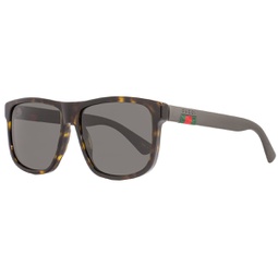 Gucci Mens Sunglasses GG0010S 003 Havana/Brown 58mm