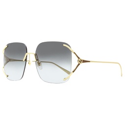 womens glasant sunglasses gg0646s 001 gold 60mm