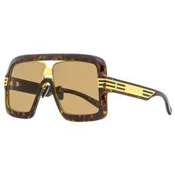 mens square sunglasses gg0900s 002 havana/gold 60mm