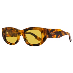 womens rectangular sunglasses gg1215s 004 havana 51mm