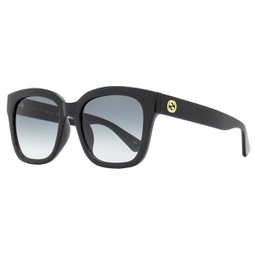 womens square sunglasses gg1338sk 003 black 54mm