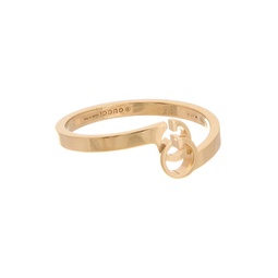 gold over silver heart trademark ring