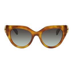 Tortoiseshell Cat-Eye Sunglasses 241451M134062