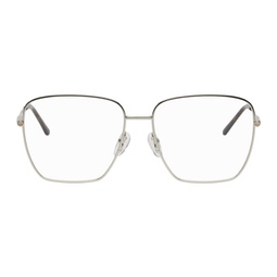 Silver Square Glasses 241451M133011