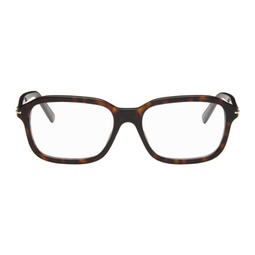 Tortoiseshell Square Glasses 241451M133018