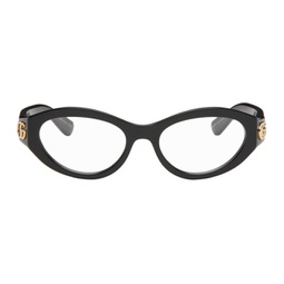 Black Cat-Eye Glasses 241451M133022