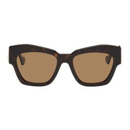Tortoiseshell Cat-Eye Sunglasses 241451M134005