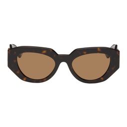 Tortoiseshell Cat-Eye Sunglasses 241451M134018