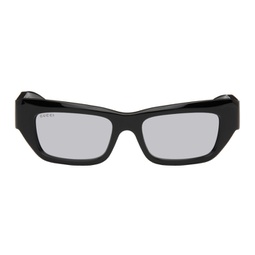 Black Rectangular Sunglasses 241451M134036