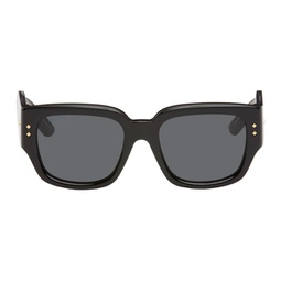 Black Rectangular Sunglasses 232451M134008