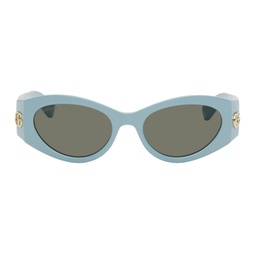 Blue Cat-Eye Sunglasses 241451F005027