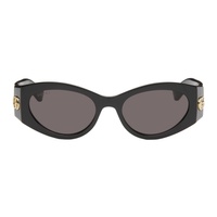 Black Cat-Eye Sunglasses 241451M134082