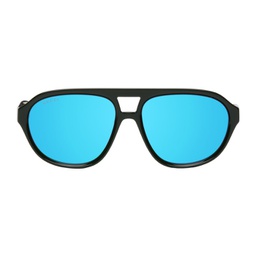 Green Aviator Sunglasses 231451M134079