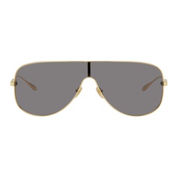 Gold Mask Sunglasses 241451M134068