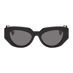 Black Geometric Sunglasses 241451M134094