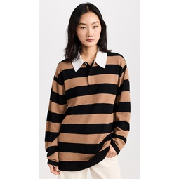 Striped Rugby Cashmere Sweater