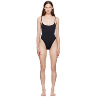 SSENSE Exclusive Black Pipping Thidu Swimsuit 241207F103011