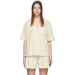 Off White Terry Shirt 221242F109000