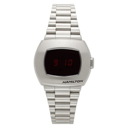 Silver PSR Digital Quartz Watch 241879M165013