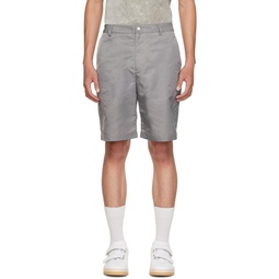 Gray Suit Shorts 222827M193002