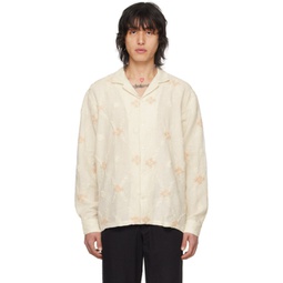Off-White Embroidered Shirt 241245M192010