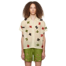 Off-White Floral Shirt 241245M192023