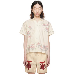 Off-White Embroidered Shirt 241245M192015
