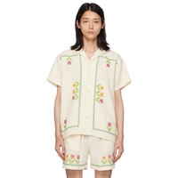 Off-White Floral Shirt 232245M192045