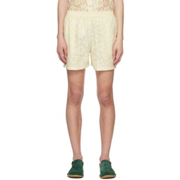 Off-White Floral Shorts 231245M193017