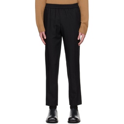 Black Paolo Trousers 222678M191003
