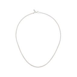 Silver Classic Rope Chain Necklace 241481M145016