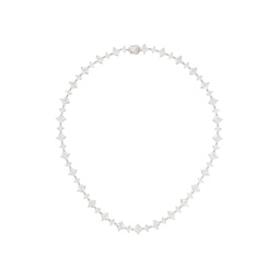 Silver Rombus Chain Necklace 241481M145049