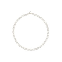 Silver Thorn Link Necklace 241481M145050