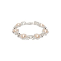 SSENSE Exclusive Silver Romeo Link Bracelet 241481M142042