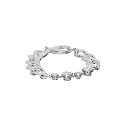 Silver Bijou Curb Chain Bracelet 232481M142029