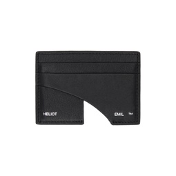 Black Leather Card Holder 241295M163000