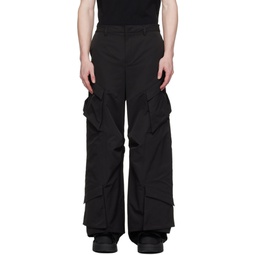 Black Cellulae Cargo Pants 241295M188006