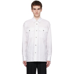 White Trucker Shirt 232154M192015