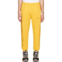 Yellow Cotton Lounge Pants 222154M190011