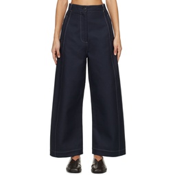 Navy Post Trousers 241392F087000