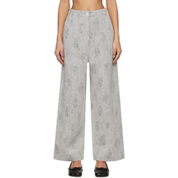 Gray Post Trousers 241392F087001