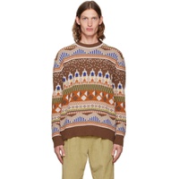Multicolor Space Sweater 222392M201000