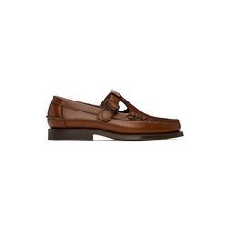 Tan Alber Loafers 241991F121003