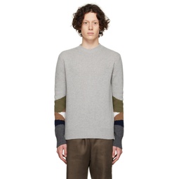 Gray Wool Sweater 222829M201000