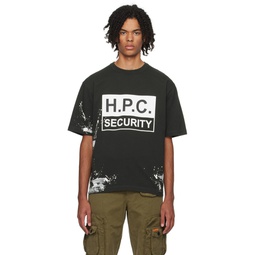 Black H P C  Security T Shirt 232967M213018