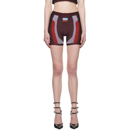 Brown   Red 3D Shorts 231967F541003