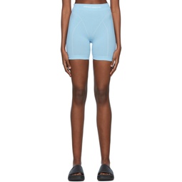 Blue Nylon Sports Shorts 221967F541001